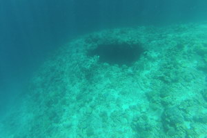 Голубая яма в Amilla-Fushi